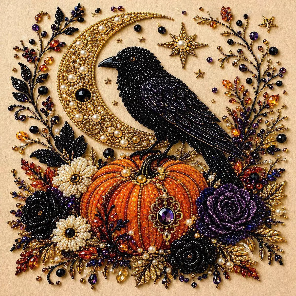 🎃👻Halloween Ghost Pearl Art DIY Kit
