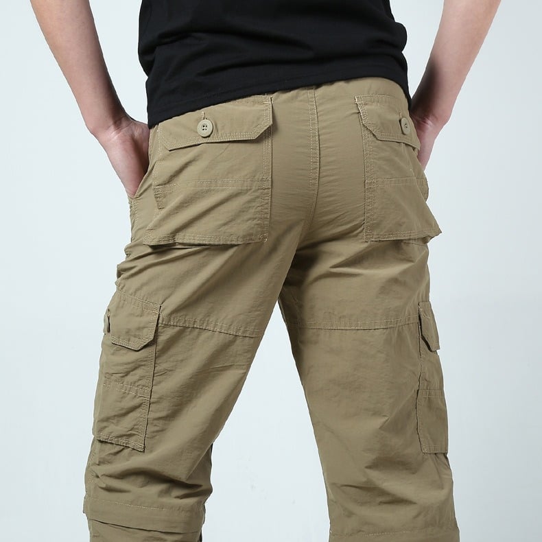 Unisex 2-in-1 Cargo Pants — Waterproof and Detachable