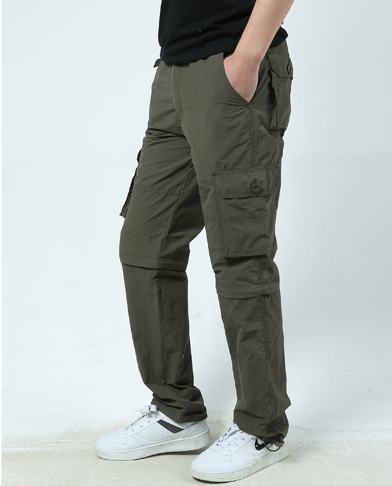 Unisex 2-in-1 Cargo Pants — Waterproof and Detachable