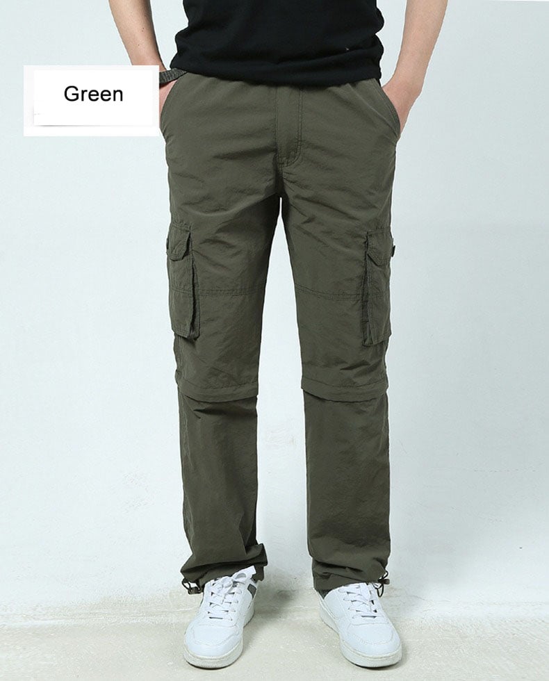 Unisex 2-in-1 Cargo Pants — Waterproof and Detachable