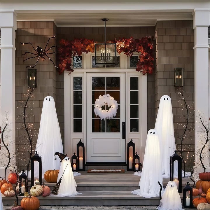 š2025 Halloween Hot Sale 49% OFFš„Ghosts WreathšBUY MORE SAVE MORE