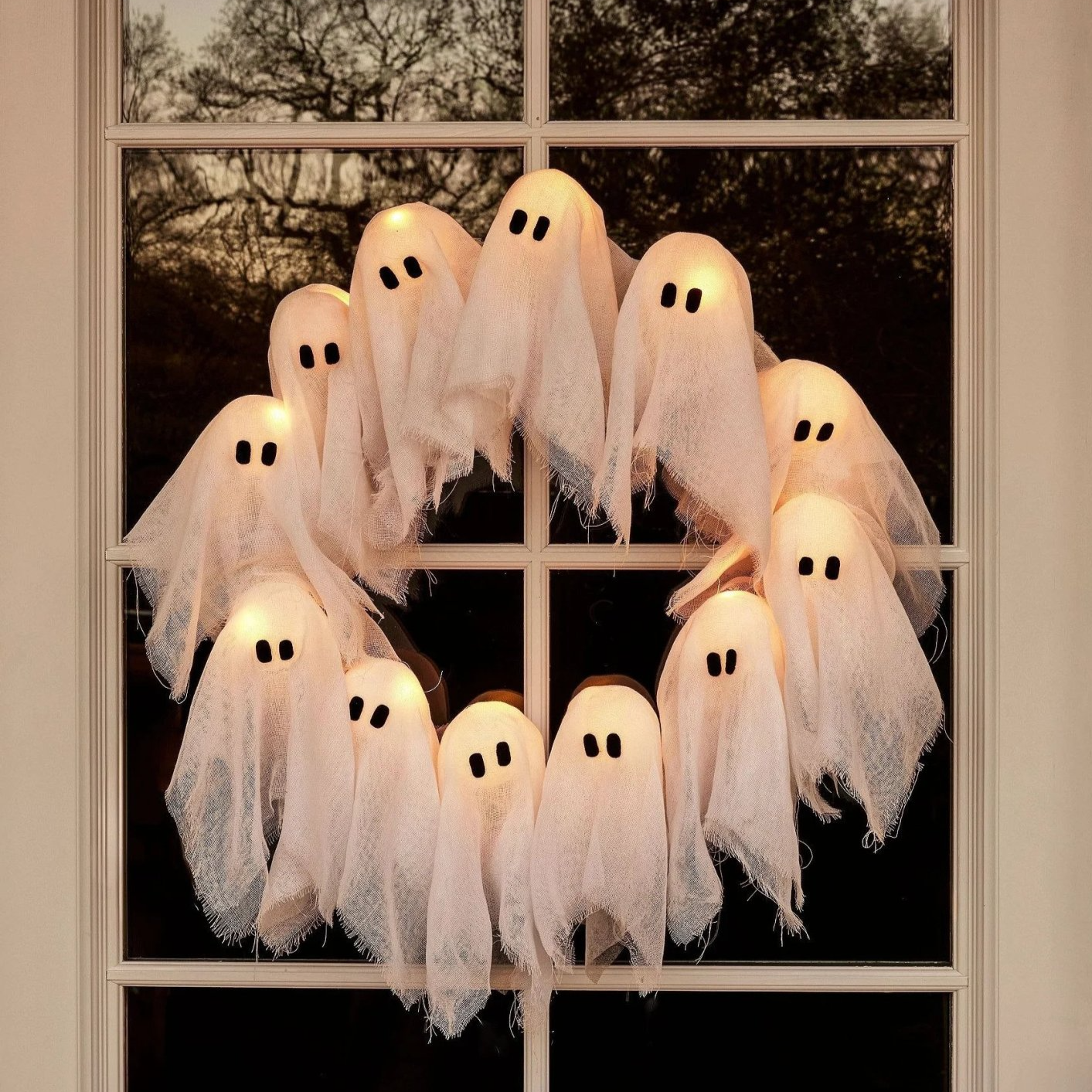 š2025 Halloween Hot Sale 49% OFFš„Ghosts WreathšBUY MORE SAVE MORE