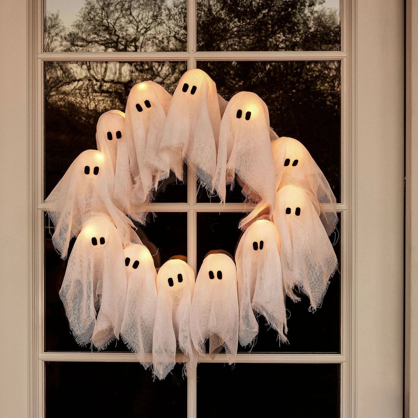 š2025 Halloween Hot Sale 49% OFFš„Ghosts WreathšBUY MORE SAVE MORE