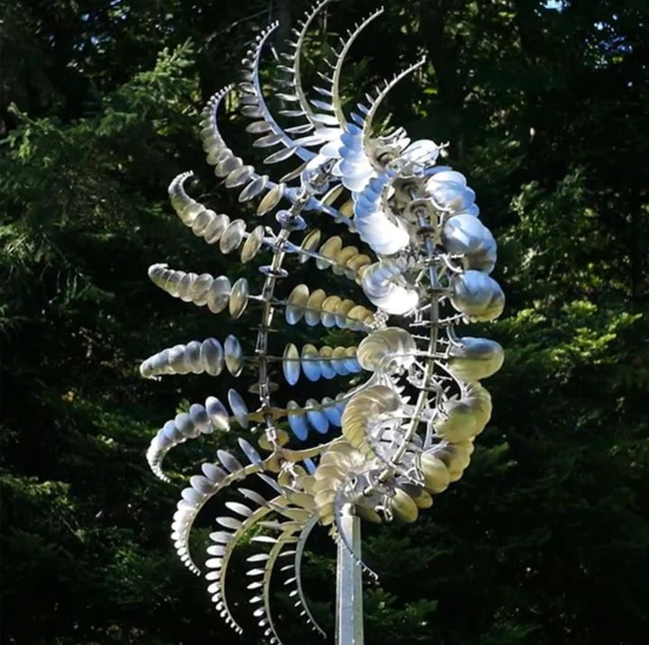 đVery Popular Garden Decoration Gifts - Garden Magic Metal Kinetic Windmillâ¤ď¸