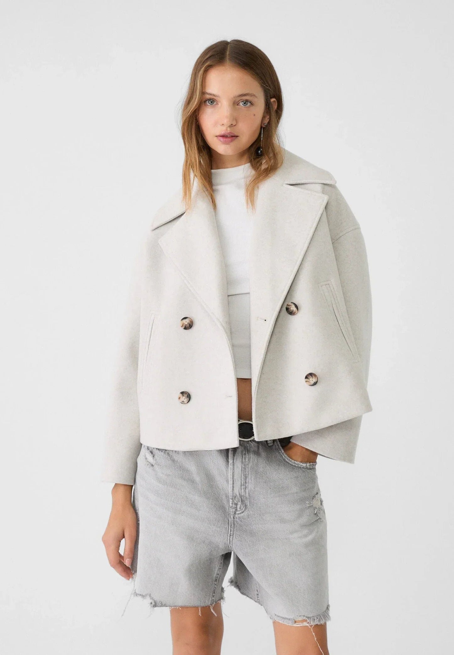 Short double-breasted jackets