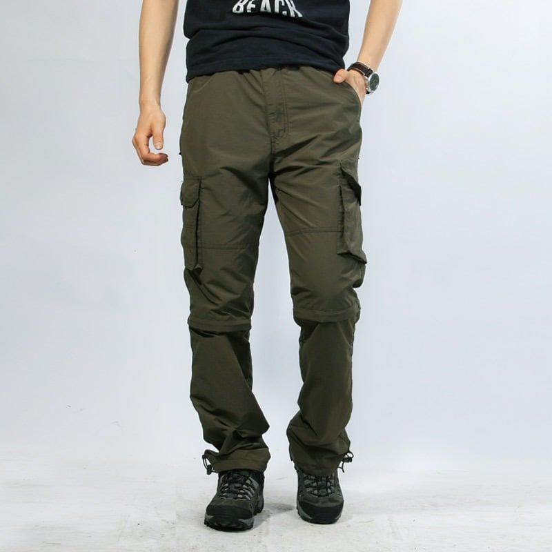 Unisex 2-in-1 Cargo Pants — Waterproof and Detachable