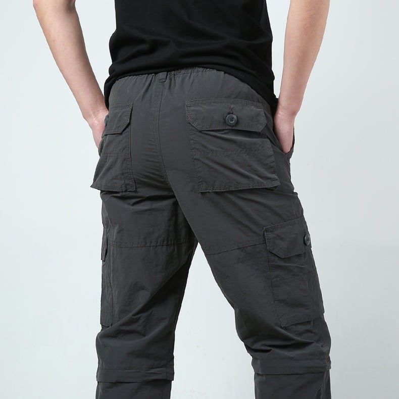 Unisex 2-in-1 Cargo Pants — Waterproof and Detachable