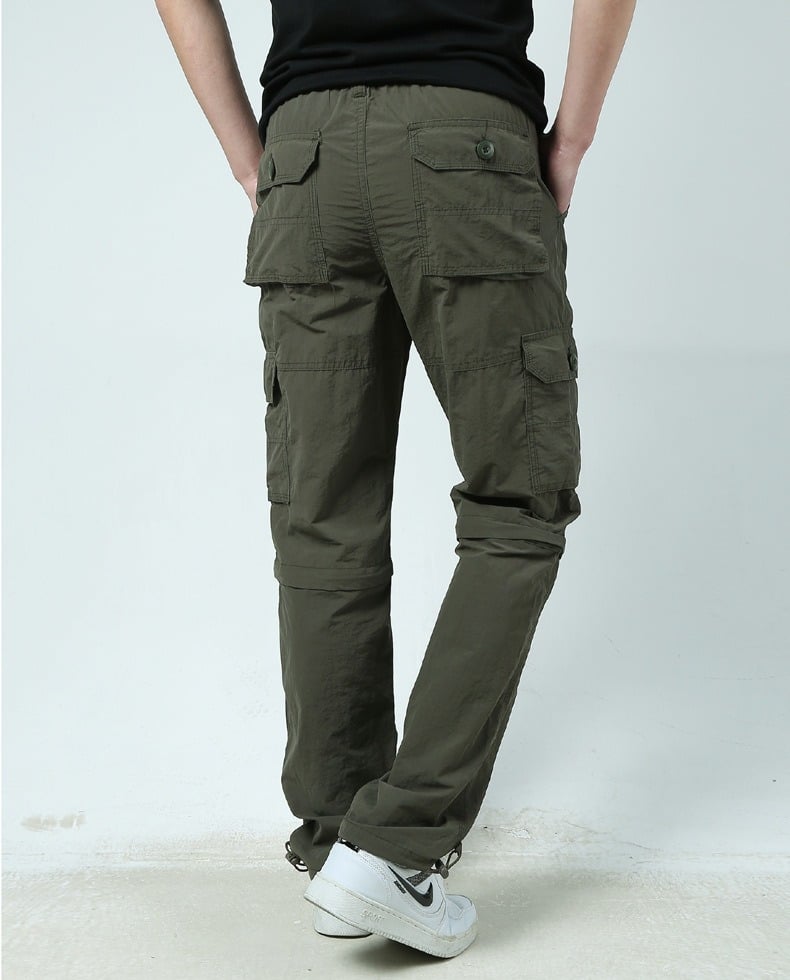 Unisex 2-in-1 Cargo Pants — Waterproof and Detachable