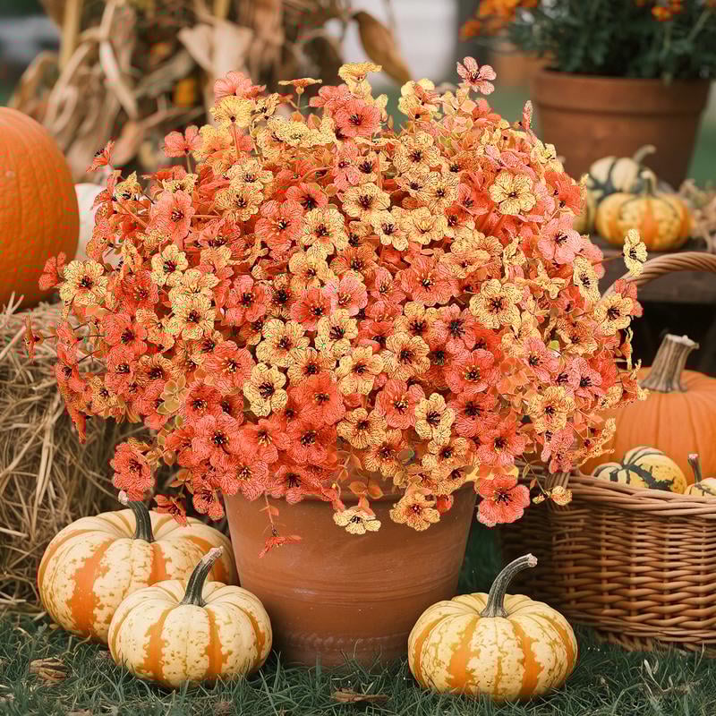 🏆UV-Resistant Artificial Flowers for Fall Decor