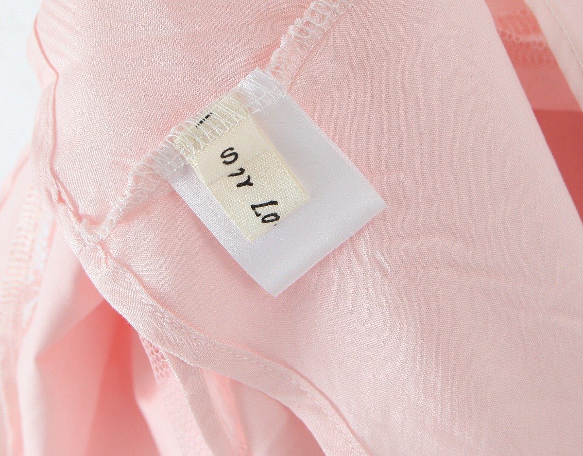 Pink Stretch Cotton Mini Dress with Tulle Lining & Bow Straps