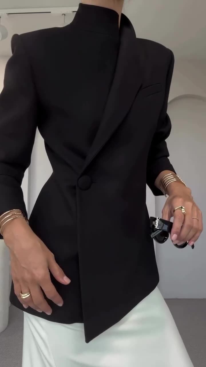Satin Chic Blazer Magic | Almost Gone⚡