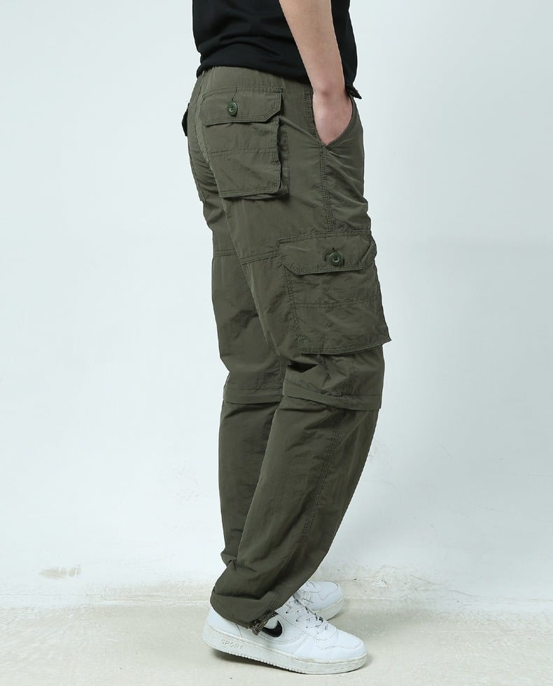 Unisex 2-in-1 Cargo Pants — Waterproof and Detachable