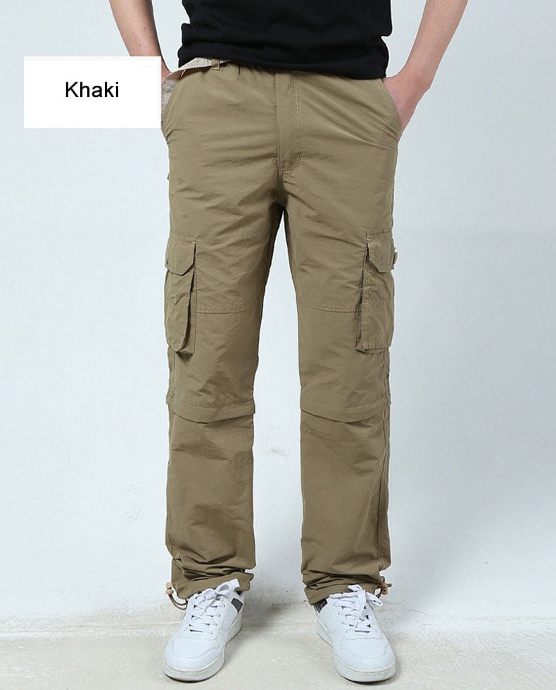 Unisex 2-in-1 Cargo Pants — Waterproof and Detachable