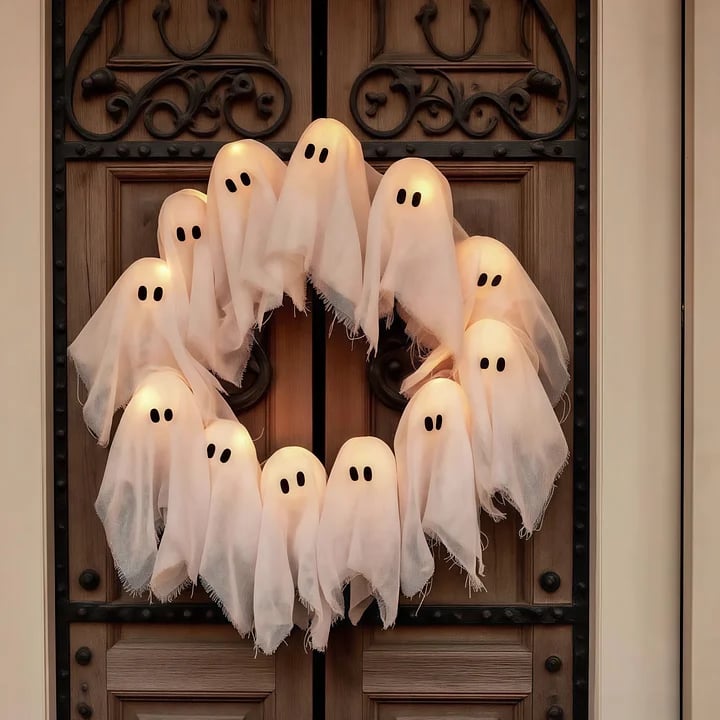 š2025 Halloween Hot Sale 49% OFFš„Ghosts WreathšBUY MORE SAVE MORE