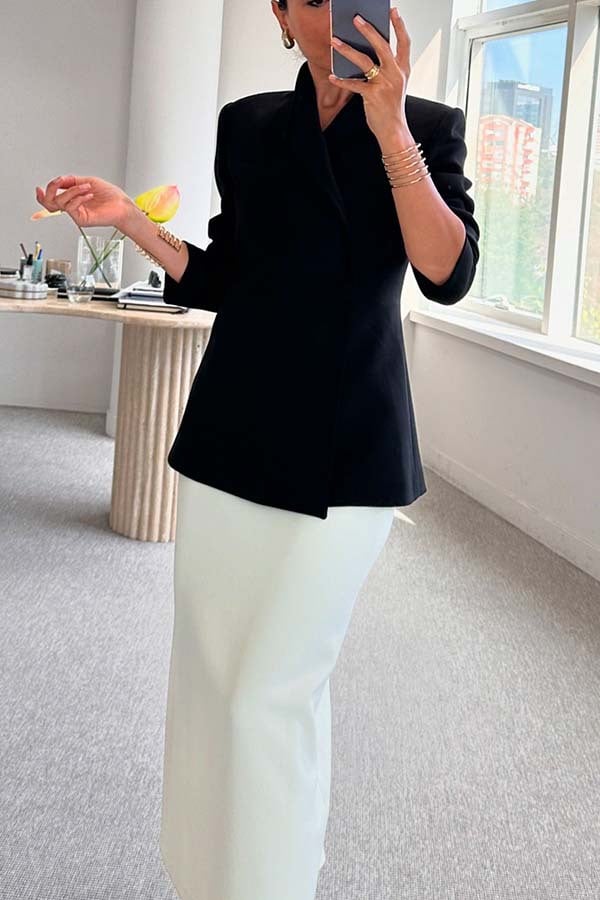 Satin Chic Blazer Magic | Almost Gone⚡