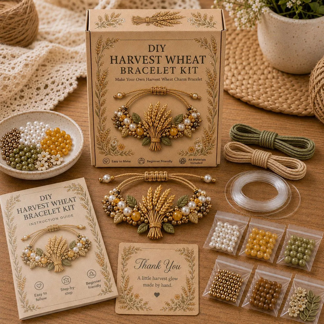 🦋Animal Beaded Bracelet DIY Kit Series🐞