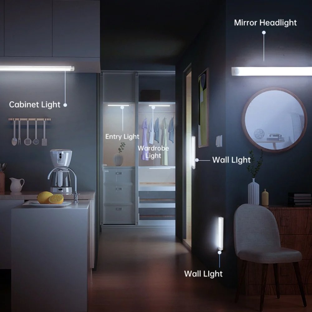 🔥Punch-free Smart Sensor Magnetic Rechargeable LED Lights✈Fast Worldwide Shipping