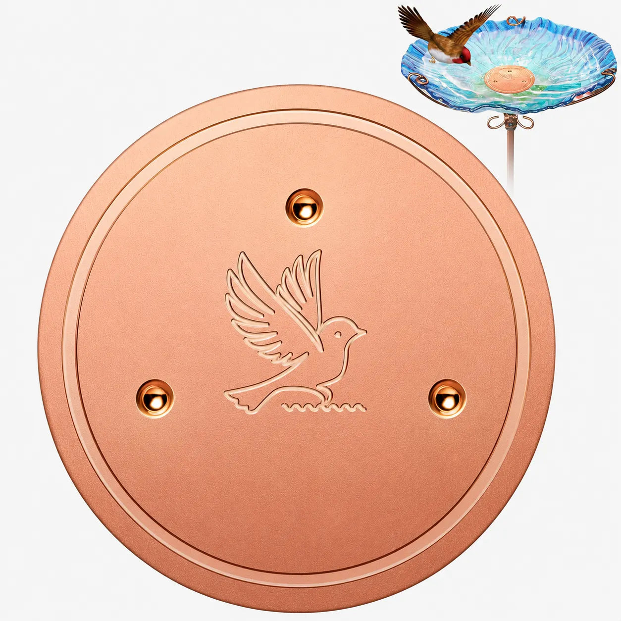 🪺Pure Copper Purification Disc for Birdbaths🍁