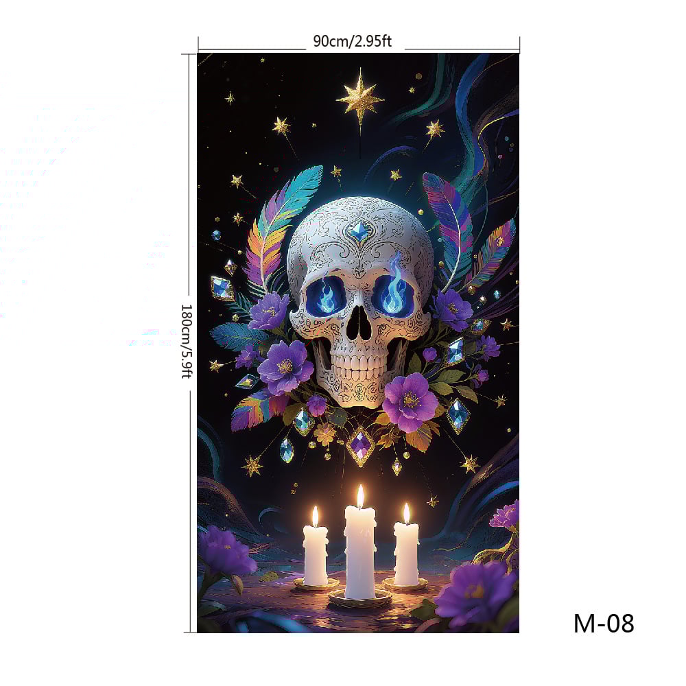 Christmas and Halloween front door decoration