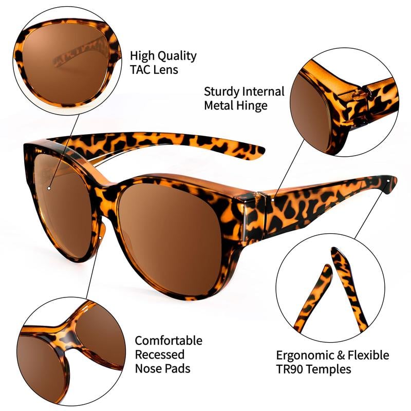 🎉😎2026 New Polarized UV400 Protection Trendy Round Cat-eye Sunglasses 🕶️Limited-time offer – Buy 1, Get 1 Free 🕶️✨