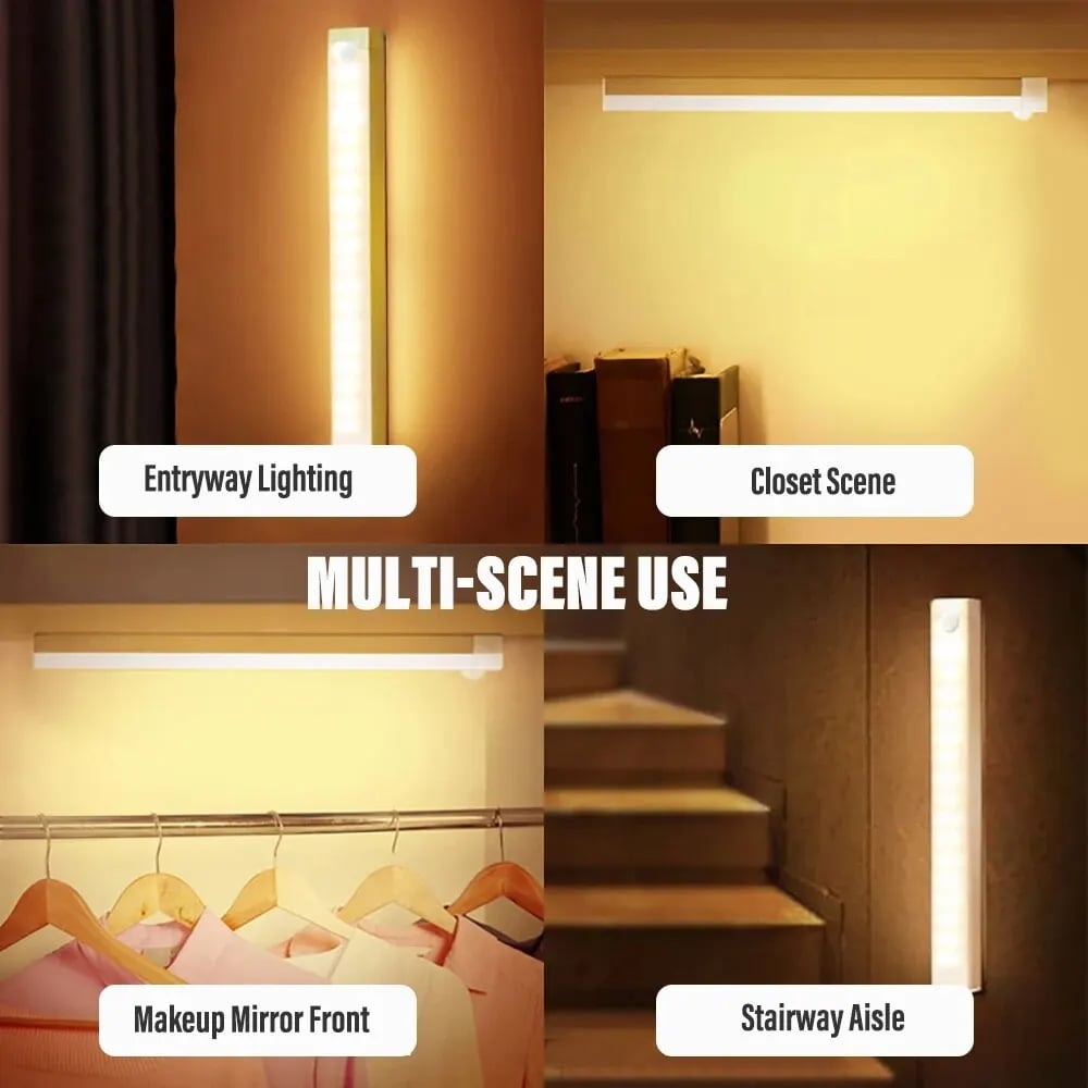 🔥Punch-free Smart Sensor Magnetic Rechargeable LED Lights✈Fast Worldwide Shipping