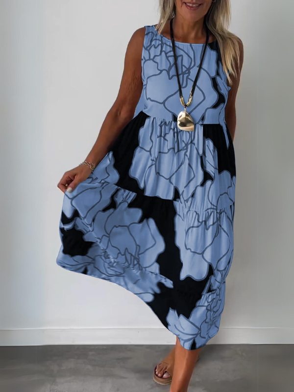 Off The Shoulder Printed Dress