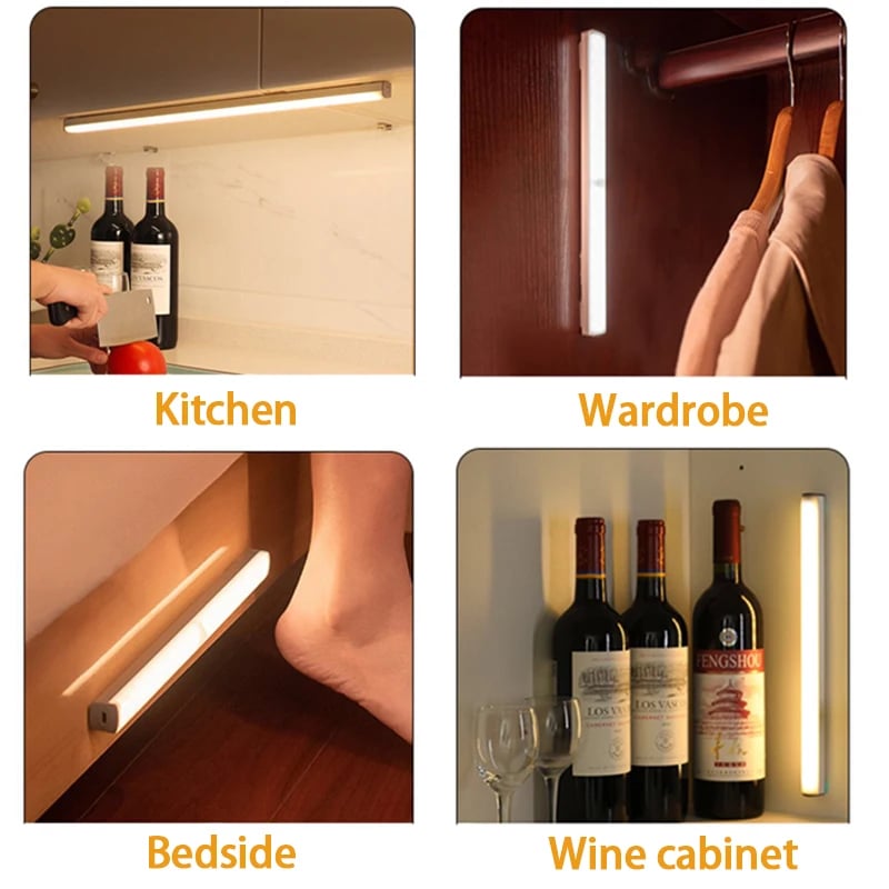 🔥Punch-free Smart Sensor Magnetic Rechargeable LED Lights✈Fast Worldwide Shipping