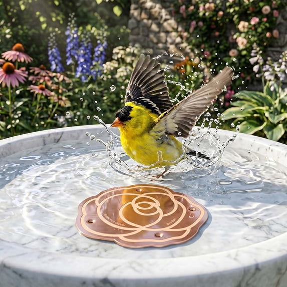 🪺Pure Copper Purification Disc for Birdbaths🍁