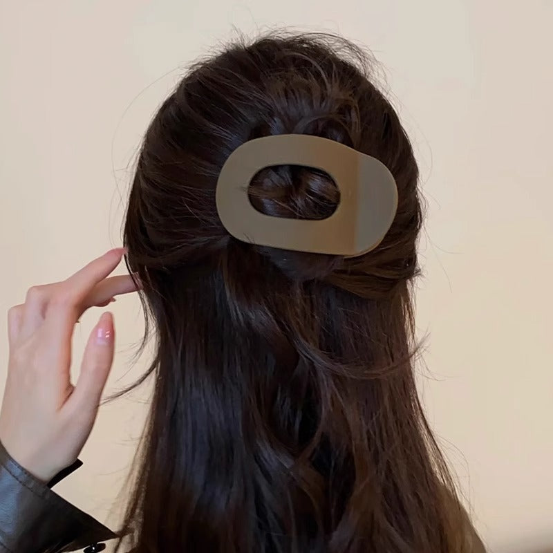 💕The perfect Mother's Day gift🌹Solid Color Hair Clip (4 pieces)