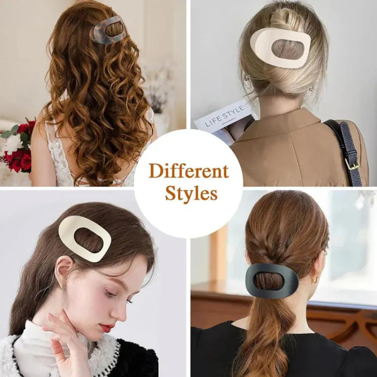 💕The perfect Mother's Day gift🌹Solid Color Hair Clip (4 pieces)