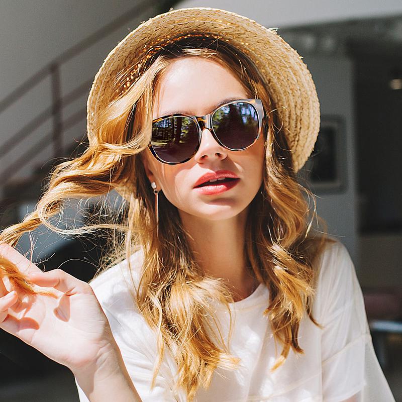 🎉😎2026 New Polarized UV400 Protection Trendy Round Cat-eye Sunglasses 🕶️Limited-time offer – Buy 1, Get 1 Free 🕶️✨