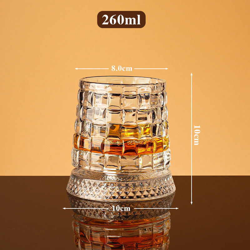 360° Rotating Whiskey Glass Tumbler🍺