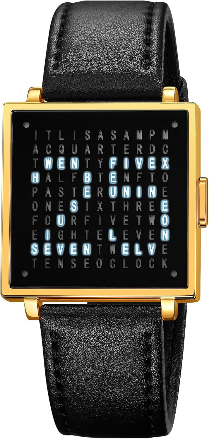 👨‍💼45% off-Square Letter Men's Luxury Electronic Watch⌚