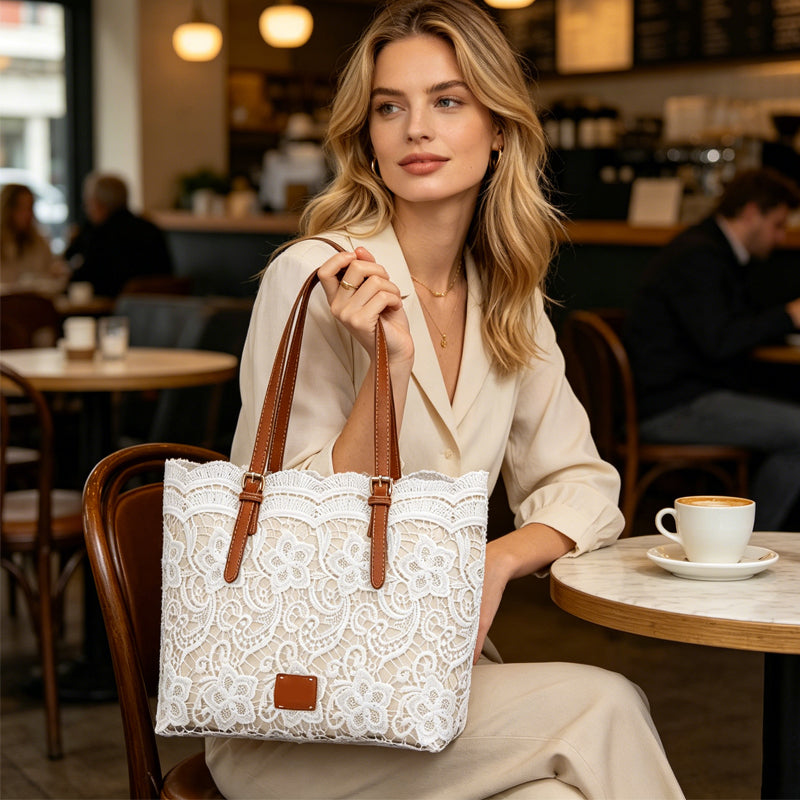 🤍Vintage Lace Shoulder Bag
