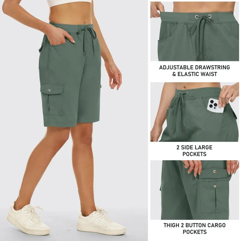🔥Summer Hot Sale-Women's Hiking Cargo Shorts