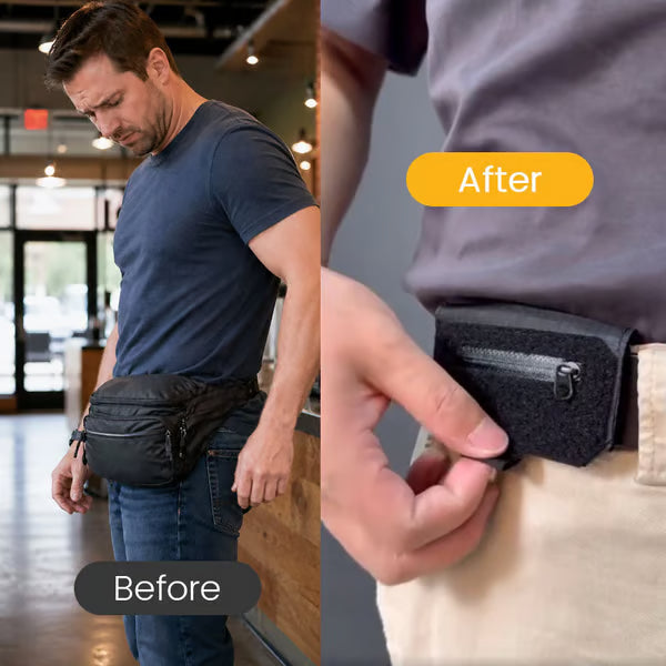 💰Men's Ultra-Slim Belt Wallet