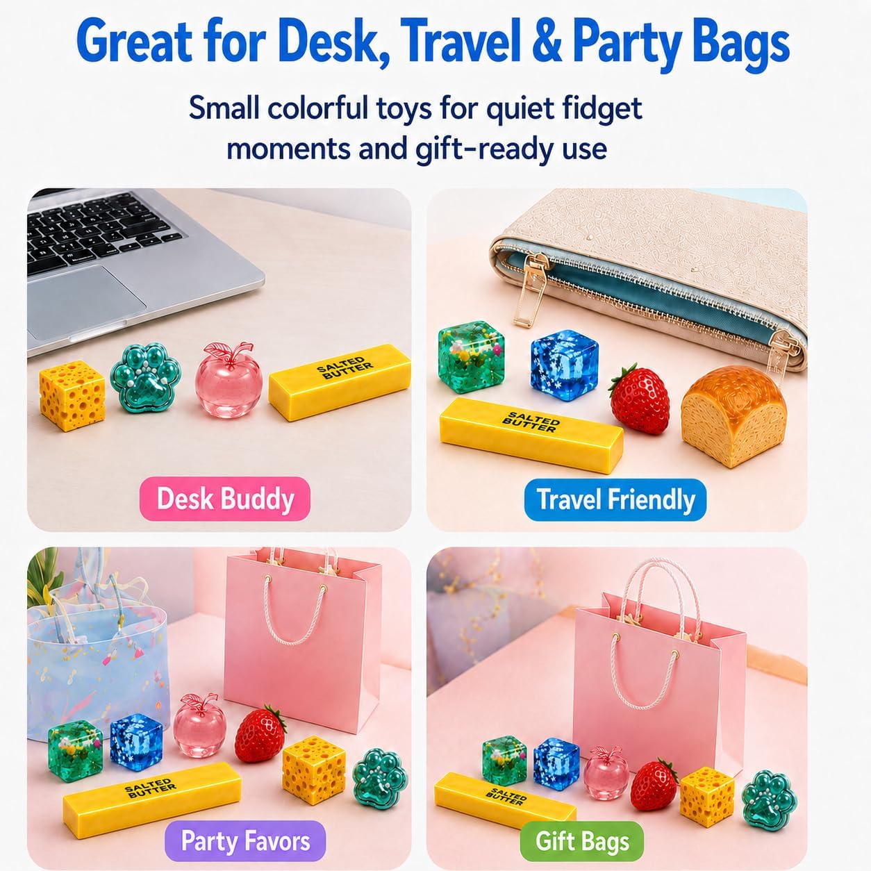 🚨🎁Fun for the Whole Family –Fun Stress-Relief Toy Set (8-Piece Pack)