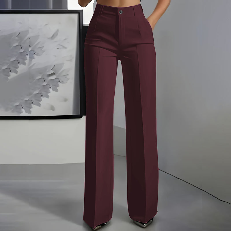 🎉🎉New high-waisted, straight-leg, minimalist suit pants