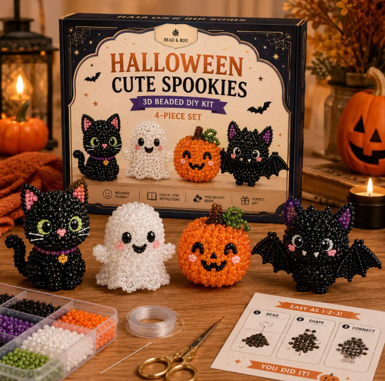 🦌Most Popular🧵Mini 3D Beaded Animal Craft Kit