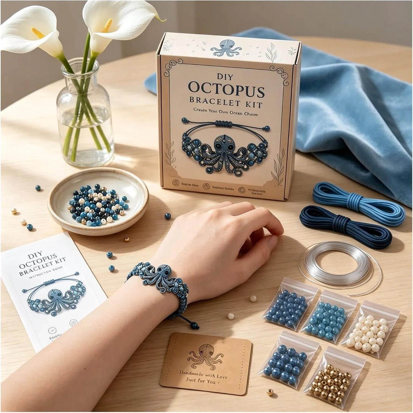 🦋Animal Beaded Bracelet DIY Kit Series🐞