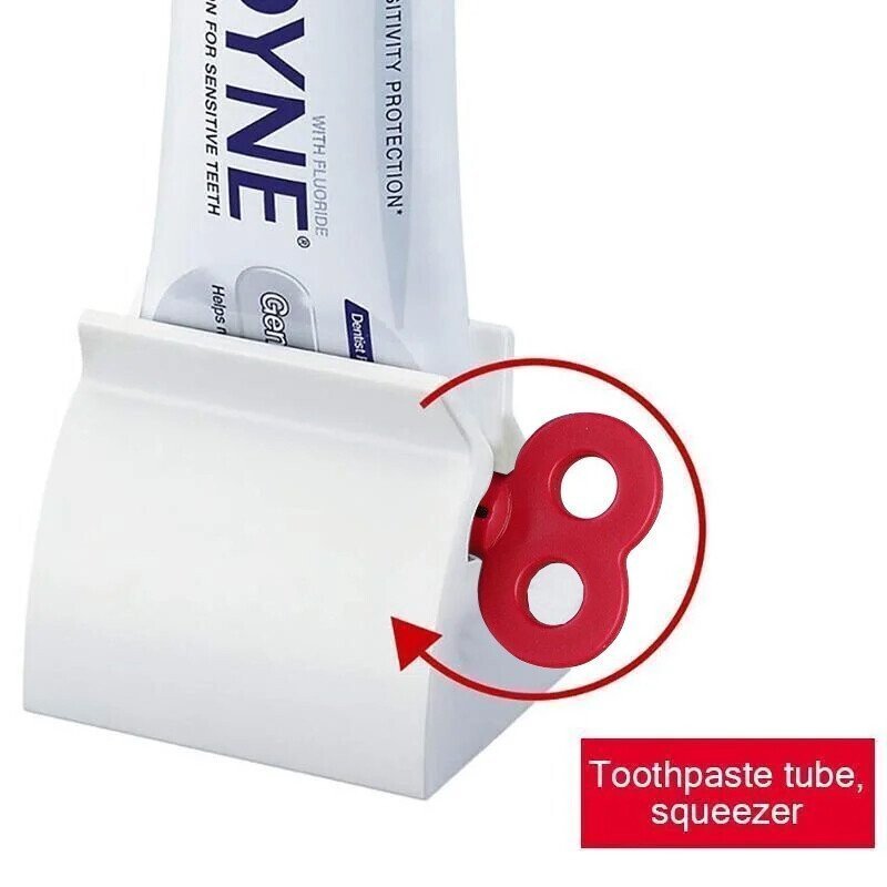 Rolling toothpaste squeezer