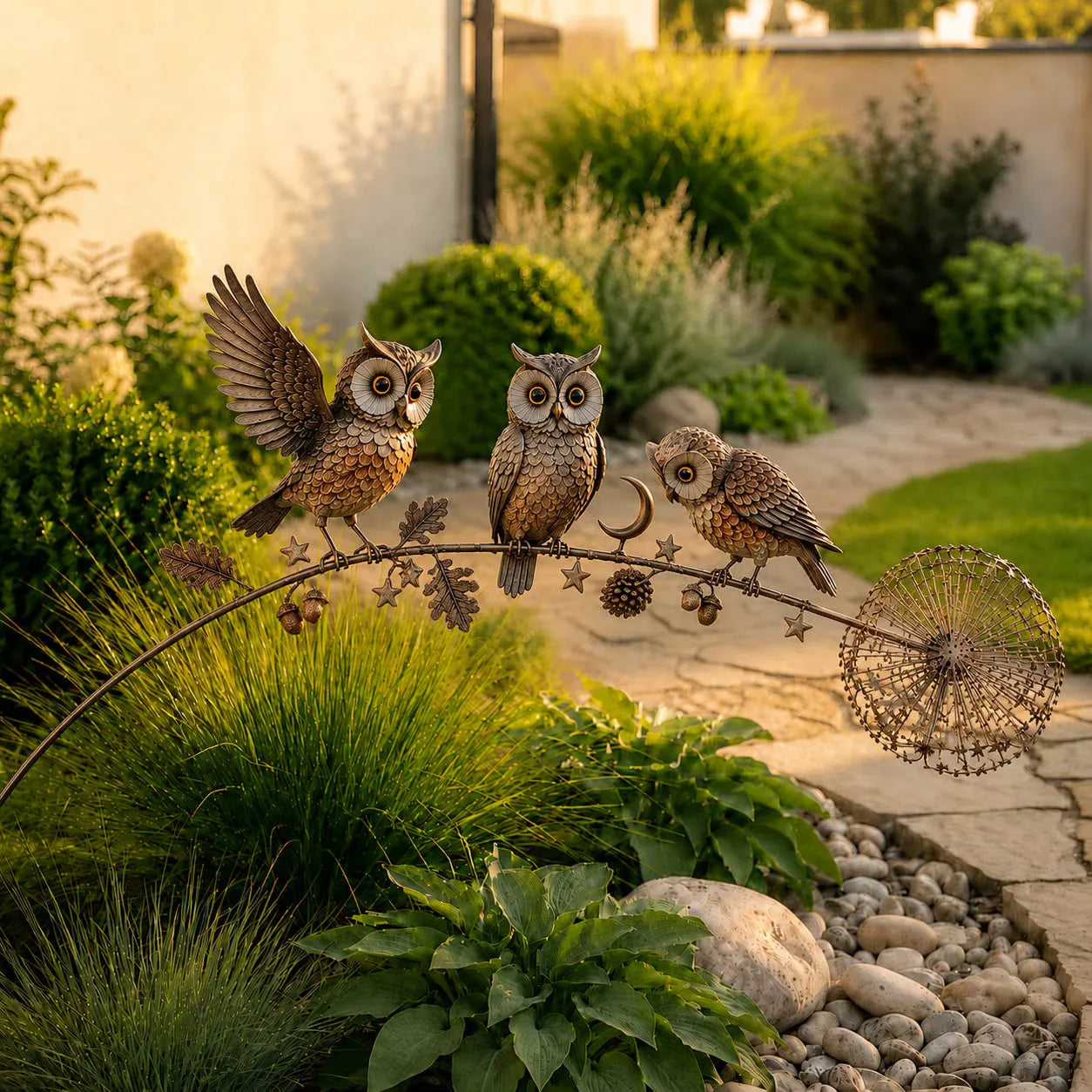 🕊️Robin Garden Stake 🤍- Family is Nearby Garden Decoration