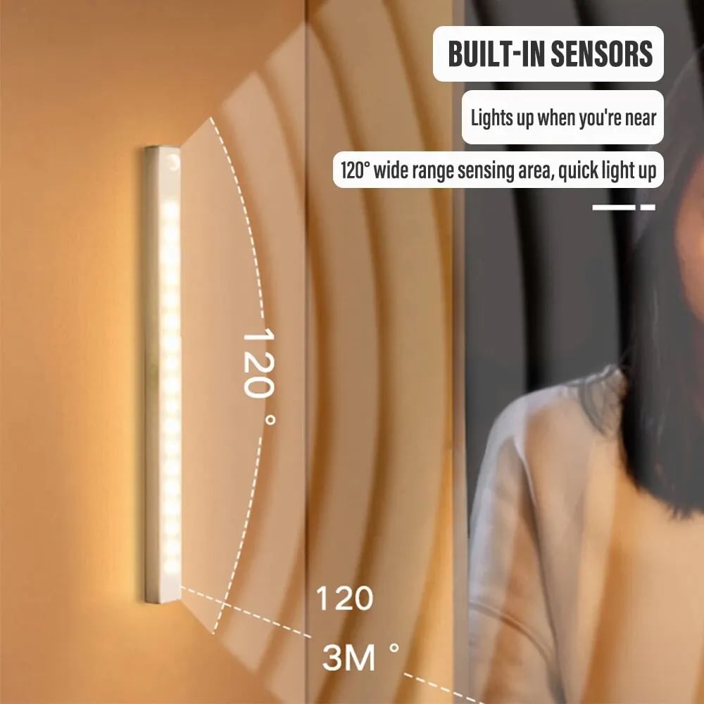 🔥Punch-free Smart Sensor Magnetic Rechargeable LED Lights✈Fast Worldwide Shipping
