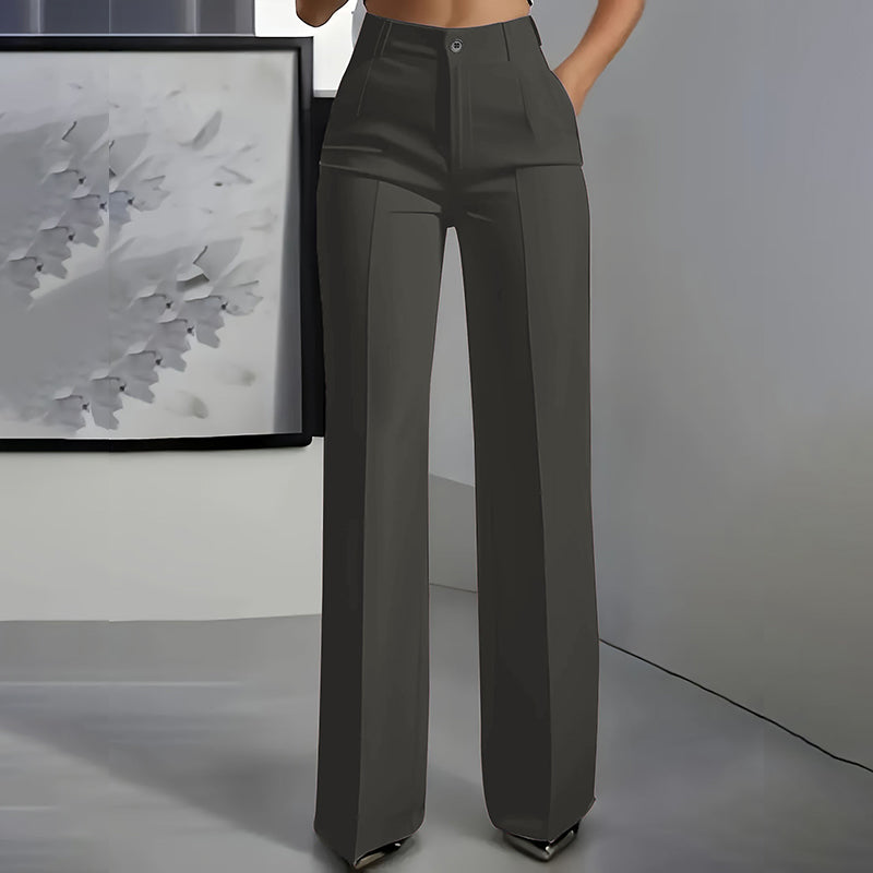 🎉🎉New high-waisted, straight-leg, minimalist suit pants