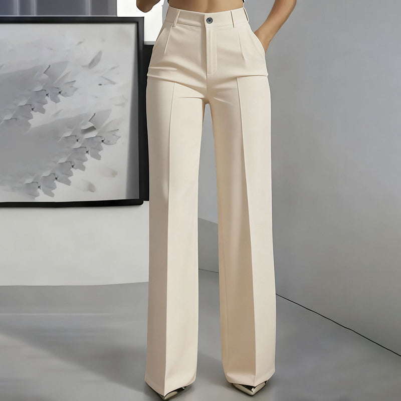 🎉🎉New high-waisted, straight-leg, minimalist suit pants