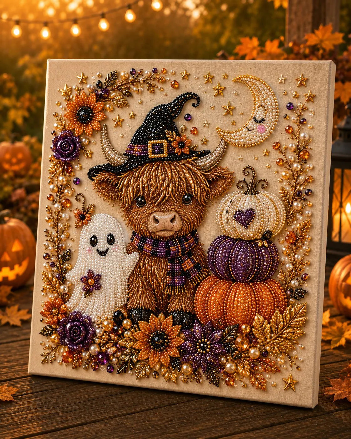 🎃👻Halloween Ghost Pearl Art DIY Kit