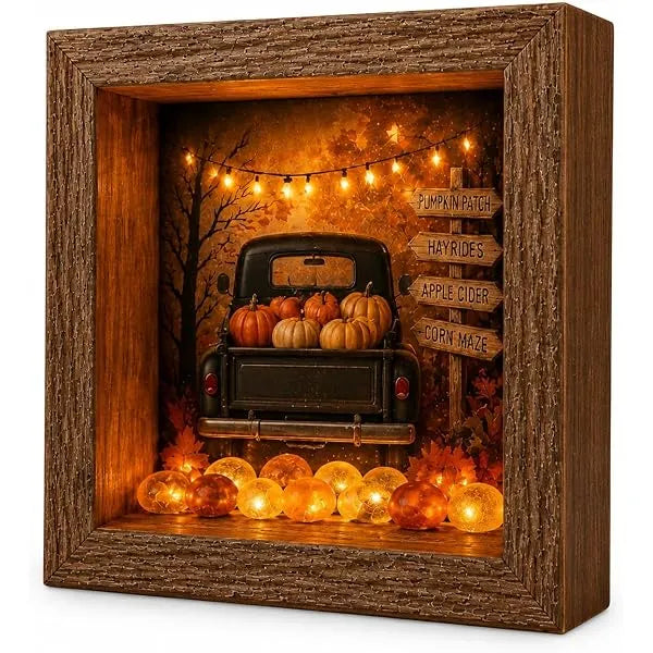 💡DIY 3D Light-Up Halloween Shadow Box Kit🎃