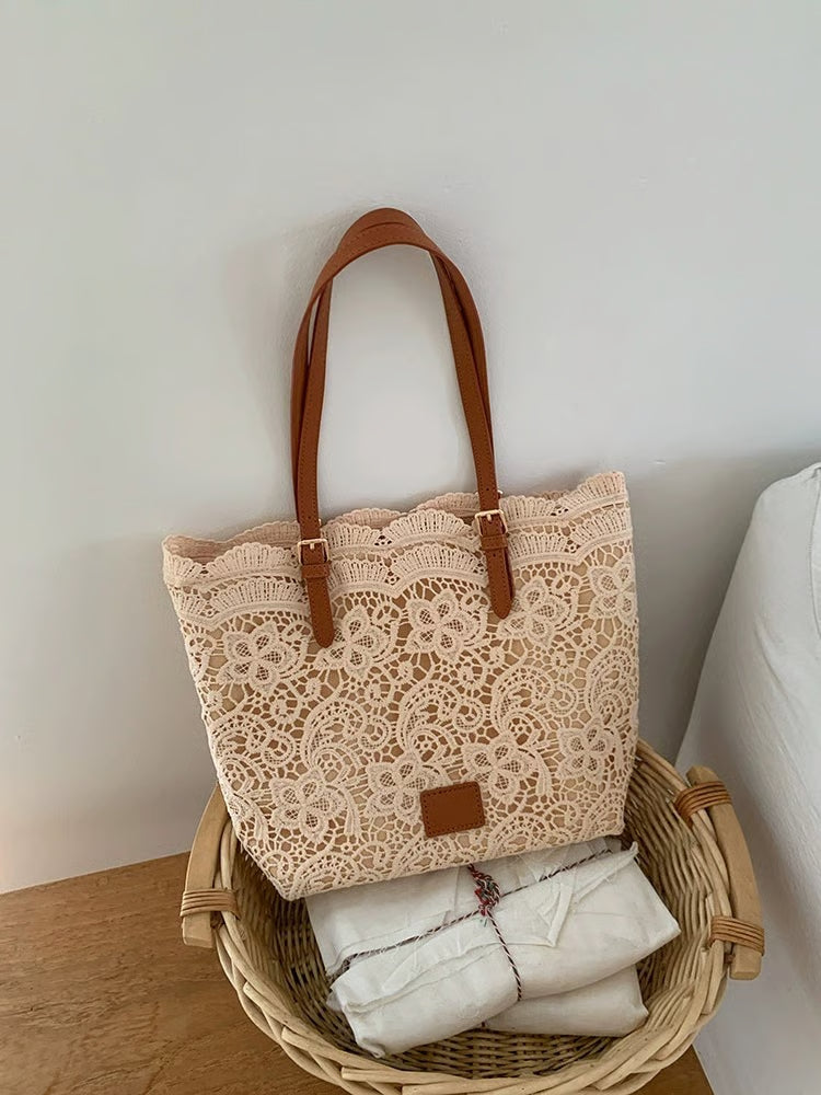 🤍Vintage Lace Shoulder Bag