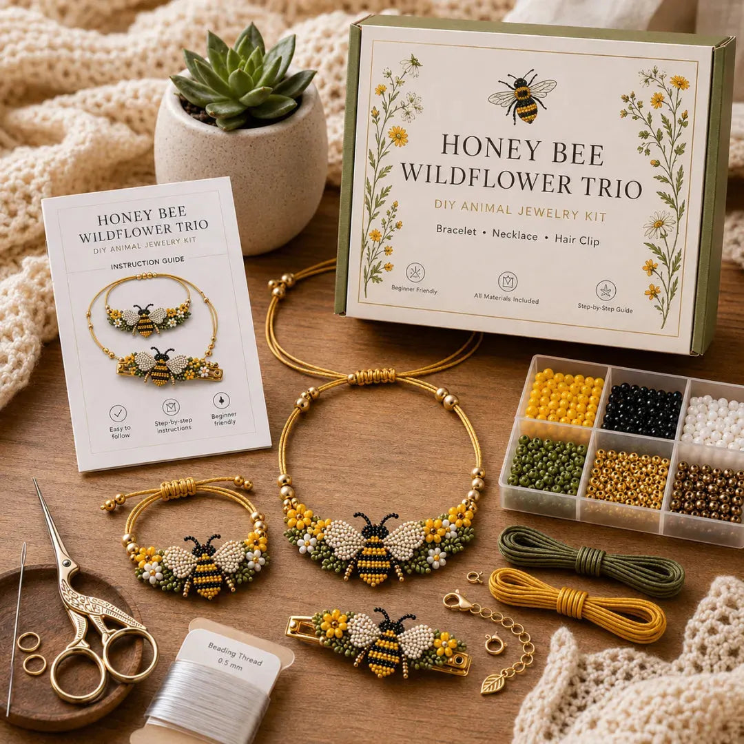 🦋Animal Beaded Bracelet DIY Kit Series🐞