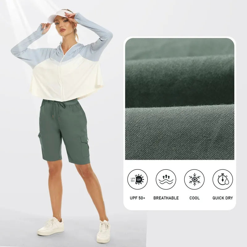 🔥Summer Hot Sale-Women's Hiking Cargo Shorts